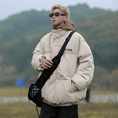 F30-P85美式高街假两件加厚棉衣2024冬季新款潮牌棉服外套男，男装棉衣，星座512-6