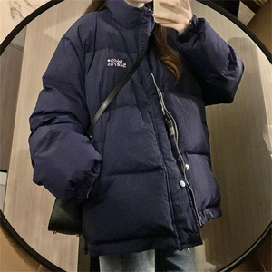 冬季两面穿棉服男女美式复古设计感加厚保暖情侣棉衣MY08-p105图片