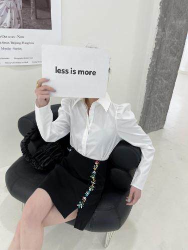 【百搭】精致订钻半裙，女装半身裙，LION&CAT(2F)