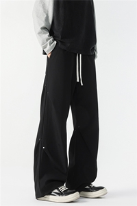 8XL-M 秋冬美式冲锋裤子男士潮牌阔腿裤加厚直筒宽松长裤K9178P58图片