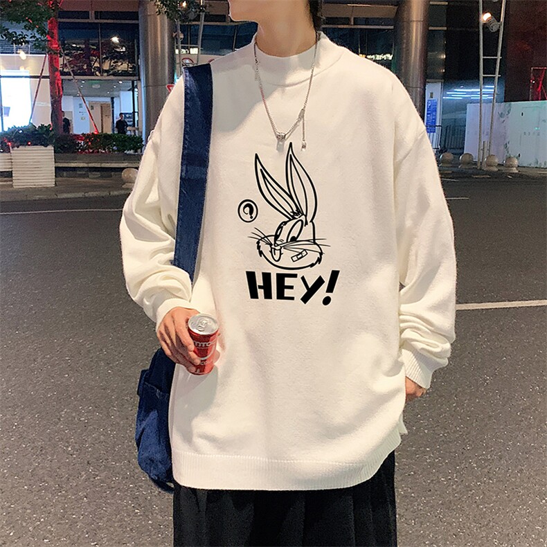 M18179-P45加绒款-P65半高领毛衣男士大码针织衫男毛线衣男,男装针织衫/毛衣,电商A040