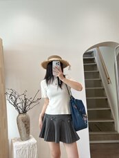 短袖t恤女款休闲时尚百搭洋气减龄显瘦上衣夏季，女装T恤，沐策羊绒