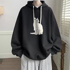连帽卫衣男大码胖子帽衫大号运动服WY2407-P35，男装卫衣，电商A040
