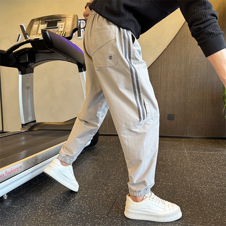 男士休闲裤秋季新款时尚百搭束脚裤运动长裤子男K25460-P78，女装休闲裤，电商A237