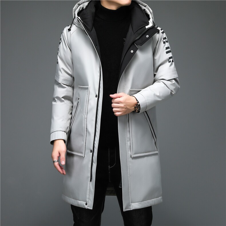 中老年绒羽绒服男中长款爸爸装冬装外套保暖防寒服ALXB8898-P375,男装羽绒服,电商B212（原钱塘6029）