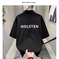 网图现货高级感重磅短袖T恤男士POLO衫夏季帅气休闲套装R9911-P70，男装T恤，星座1005-4