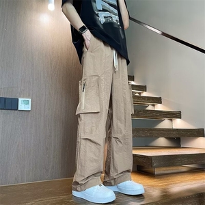 夏季新款潮牌宽松直筒工装裤大口袋休闲冲锋裤男 现货 K7929-P45图片
