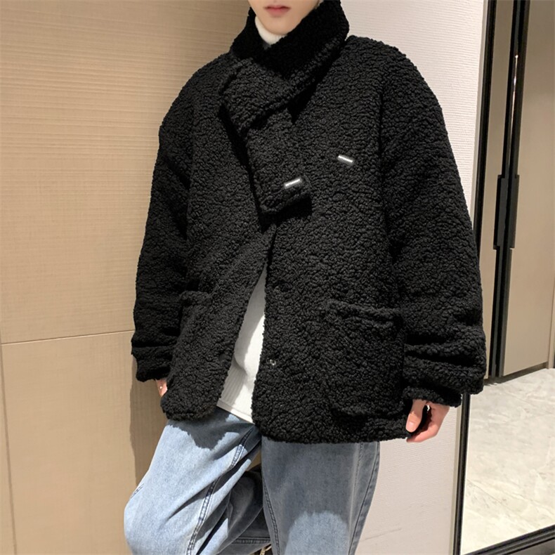 2021新款双面穿立领衣男百搭情侣服宽松菱形格袄,男装棉衣,星座512-4
