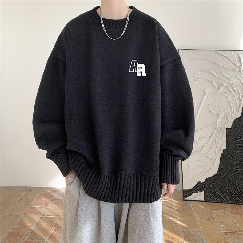 8XL半高领毛衣男大码胖子针织衫毛线衣M18369-P45加绒款-P65,男装针织衫/毛衣,电商A040