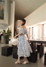 层次丰富的空气感连衣裙，女装连衣裙，GN