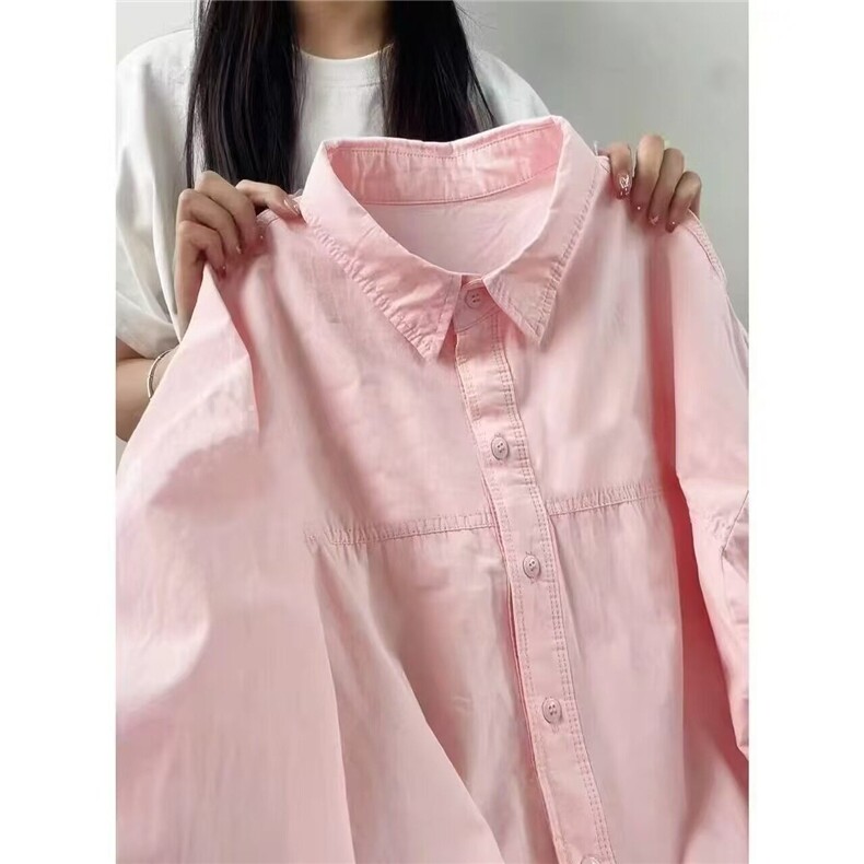 网图现货法式轻奢感纯棉长袖防晒宽松衬衣C0199/P45，男装防晒衣，星座205-3