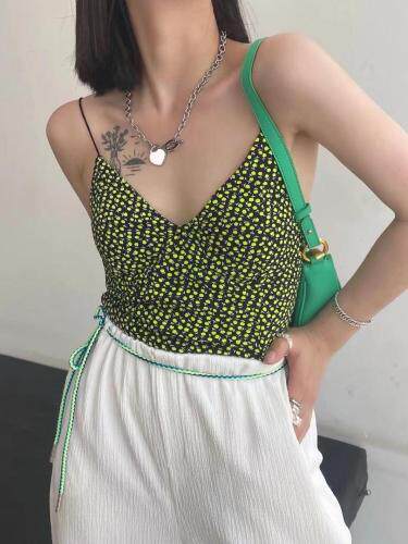 高级绿吊带穿搭系列，女装背心吊带，ZIA