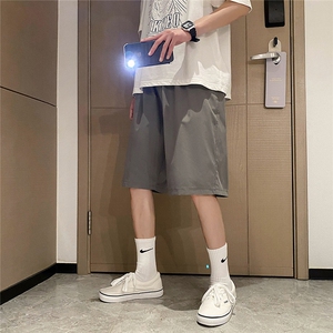 1港风休闲大码男短裤运动日系原宿潮流五分裤男中裤DK751P18控29图片