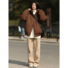 加绒加厚冬男女立领棉衣灯芯绒保暖棉袄面包服外套MY9050P75，男装棉衣，星座1013-1