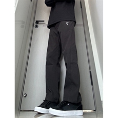 cold同款三角标裤子男春秋直筒休闲长裤KZX01N特批40，男装休闲裤，星座1007（原301D）