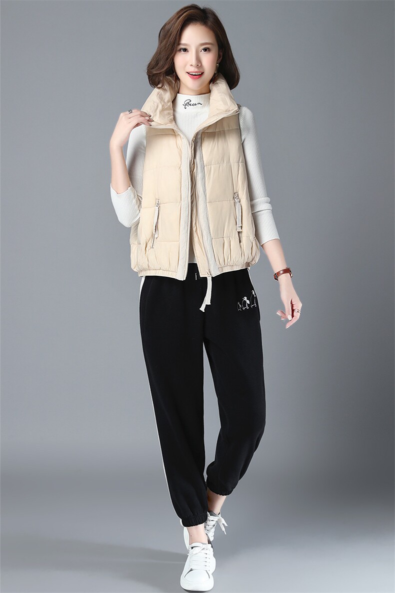 纯色个性百搭减龄气质洋气优雅宽松休闲显瘦件马夹other/其他,女装马甲,小林双子
