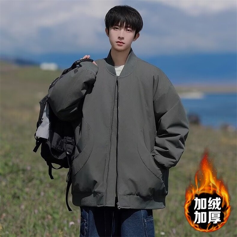 1506-/MJM-J2402A1/P74潮牌加棉夹克棉衣男女同款情侣,男装夹克,星座1506-1