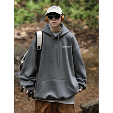 1832抖音品质连帽印花卫衣11色M-5XL可定制，男装卫衣，星座115A-3