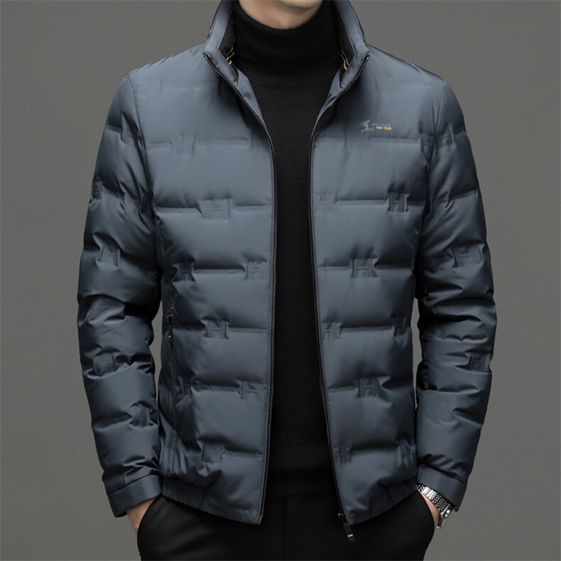 BJY15334钱塘2020-2冬季厚款商务休闲立领中年男士羽绒服P238,男装羽绒服,钱塘207-2