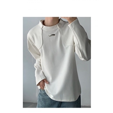 新款重磅上衣潮流长袖T恤宽松舒适简约显瘦设计男513AWY2779P42，男装T恤，星座513A