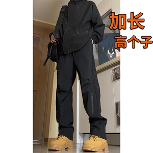 加长版高个子冲锋裤男户外登山裤子115CM直筒美式188工装KZ019P50图片