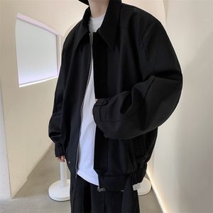 日系宽松街头工装外套男春秋chic百搭设计感上衣夹克JK07261-P50图片