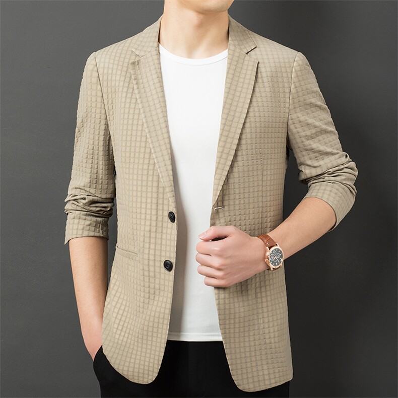 BJ23005男式2022春季新款便西男韩版西装外套商务休闲西服P175，男装西服，电商B360