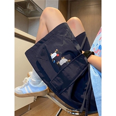 军绿色腊肠狗速干工装裤男款夏季薄款潮牌短裤户外运动五分中裤子，男装牛仔裤，星座208-5