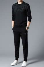 S3039-2钱塘2020-2中青年男士时尚休闲帅气潮流长袖卫衣套装P127，男装休闲套装，钱塘207-2