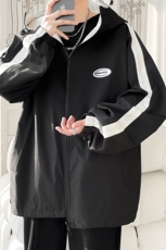 JK9012/P70春装新款两面服夹克男防水冲锋衣宽松大码外套两面穿，男装夹克，电商A141