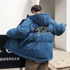 【】A003-HY8008-P130冬装新款印花连帽面包服棉衣港风，男装棉衣，电商A003