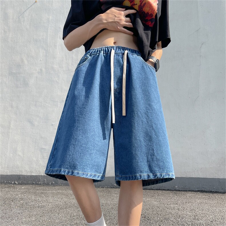 大货夏季男士五分裤潮流百搭休闲水洗牛仔裤短裤NZ2001-P32，男装牛仔裤，星座1103-2