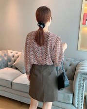 【现货】【】秋季时尚百搭雪纺上衣，其它，名门秀