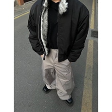 羊羔绒毛棉袄男士冬季2025新款加厚加绒连帽棉衣冬装情侣棉服外套，男装棉衣，四季星座505