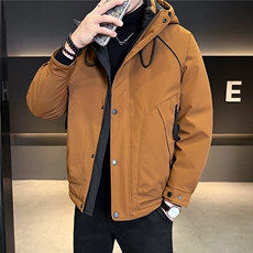 M-4XLB3533725P235军绿连帽羽绒男士冲锋衣【308】，男装夹克，电商B353