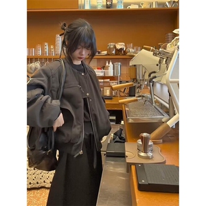 水洗工装牛仔帆布外套夹克加棉服图片