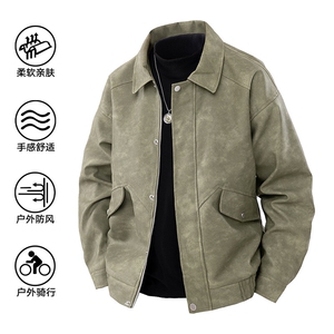 现货 春季新款工装夹克男飞行员美式上衣外套A02521-P90图片