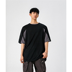 1可二开速干运动美式篮球街头大码M-5XL短袖T恤男DX78017P45控75，男装T恤，星座226-2