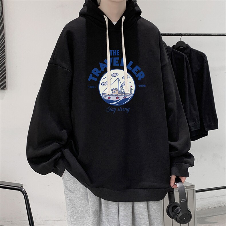 连帽卫衣男大码胖子帽衫大号运动服WY2410-P35,男装卫衣,电商A040