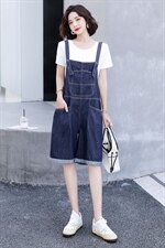 短袖时尚套装女2023夏季新款女装韩版时尚百搭两件套背带裤套裤潮，女装套装/套裙，慧尚依恋
