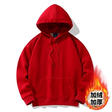 抖音品质连帽卫衣男款冬套头A146-7100连帽加绒400克特p40量大优，男装卫衣，HDA146