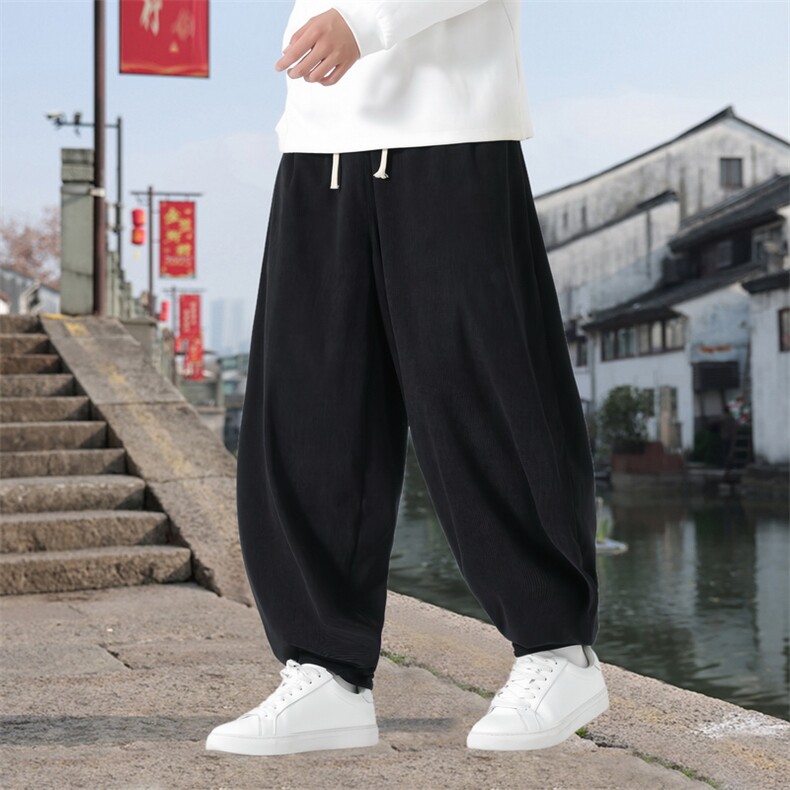 男士休闲裤灯芯绒长裤宽松灯笼裤哈伦裤裤XZ1512-2523-P50,男装休闲裤,星座1512
