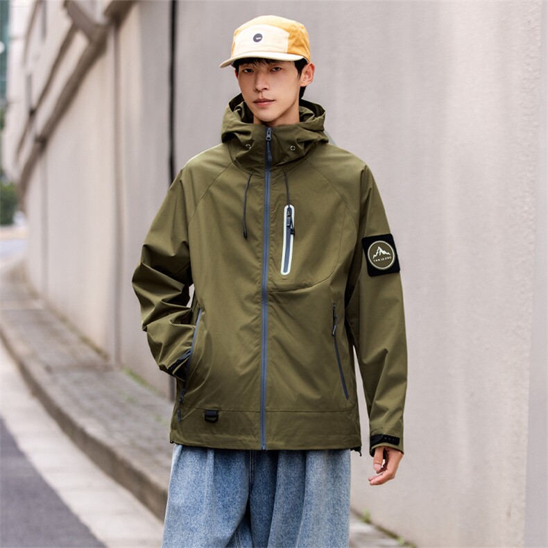 春秋季2025新款美式机能三防男生休闲时尚潮牌夹克外套91036-P75,男装夹克,电商D215