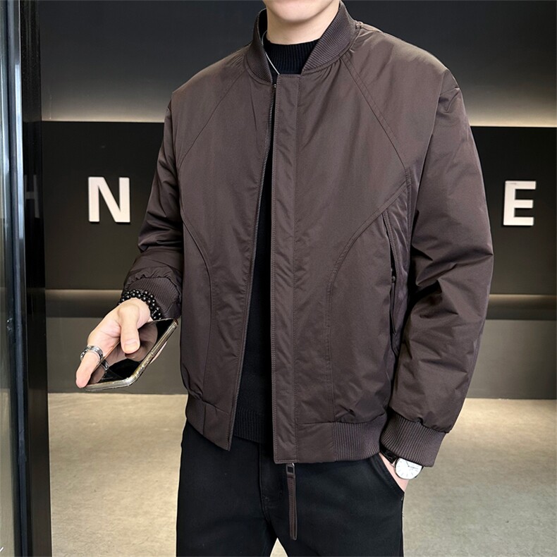 冬季男士棒球领羽绒服  【标50控活动价278】图片