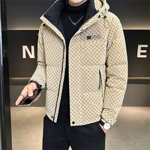 标50绒已备货 冬季连帽字母皮羽绒服男外套8873-P215 控券后288图片