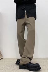 男装设计感裤子2025春夏款ins潮流垂坠时尚宽松百搭长裤XK302-P50，男装休闲裤，电商A178
