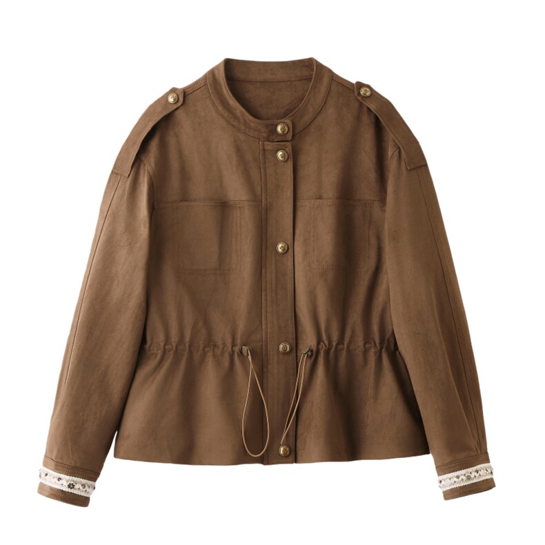 大量现货主推90绒麂皮绒羽绒服修身显瘦保暖羽绒服-衣珂纱朗2D044,女装羽绒服,衣珂纱朗