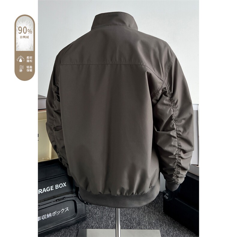 广检90%白鸭绒冬季假模羽绒服充绒量75gM-5XHY25598-特P109,男装羽绒服,电商A022