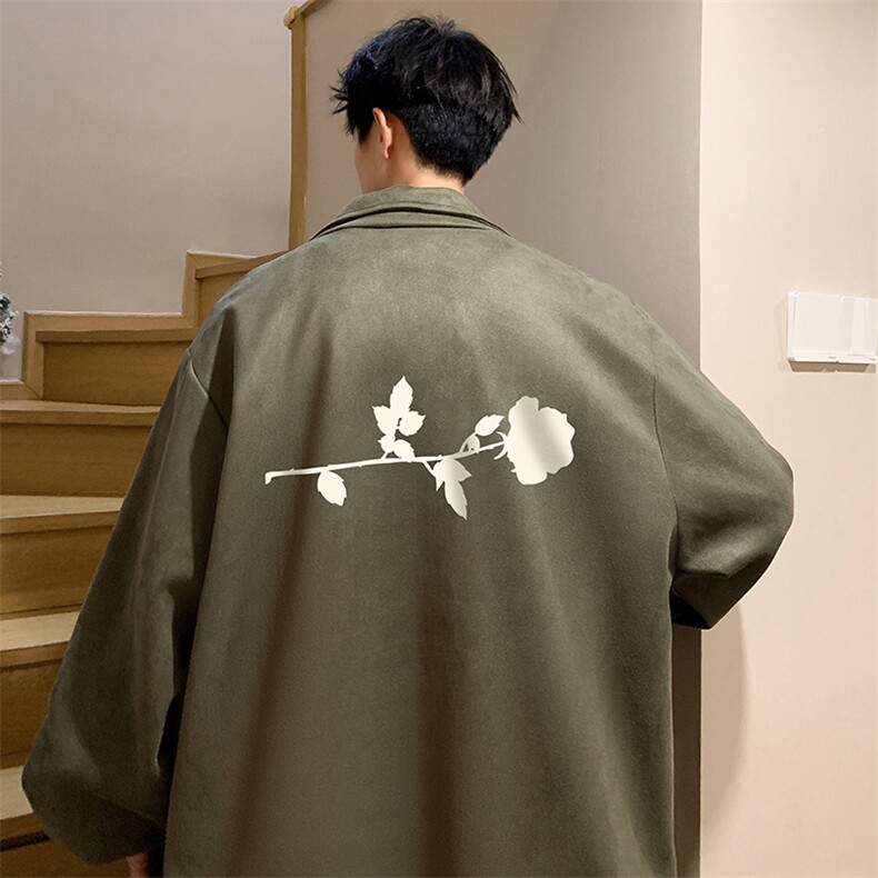 麂皮绒夹克男大码立领褂子外套JK85360-P68加绒款-P78,男装夹克,电商A040