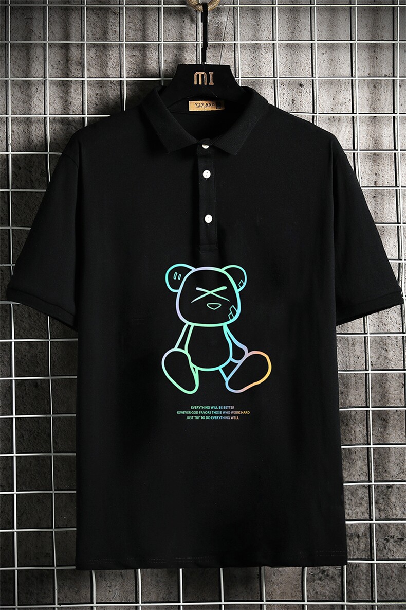 PL57139-P35翻领短袖polo衫男大码胖子半袖t恤男有领保罗衫,男装Polo衫,电商A040A